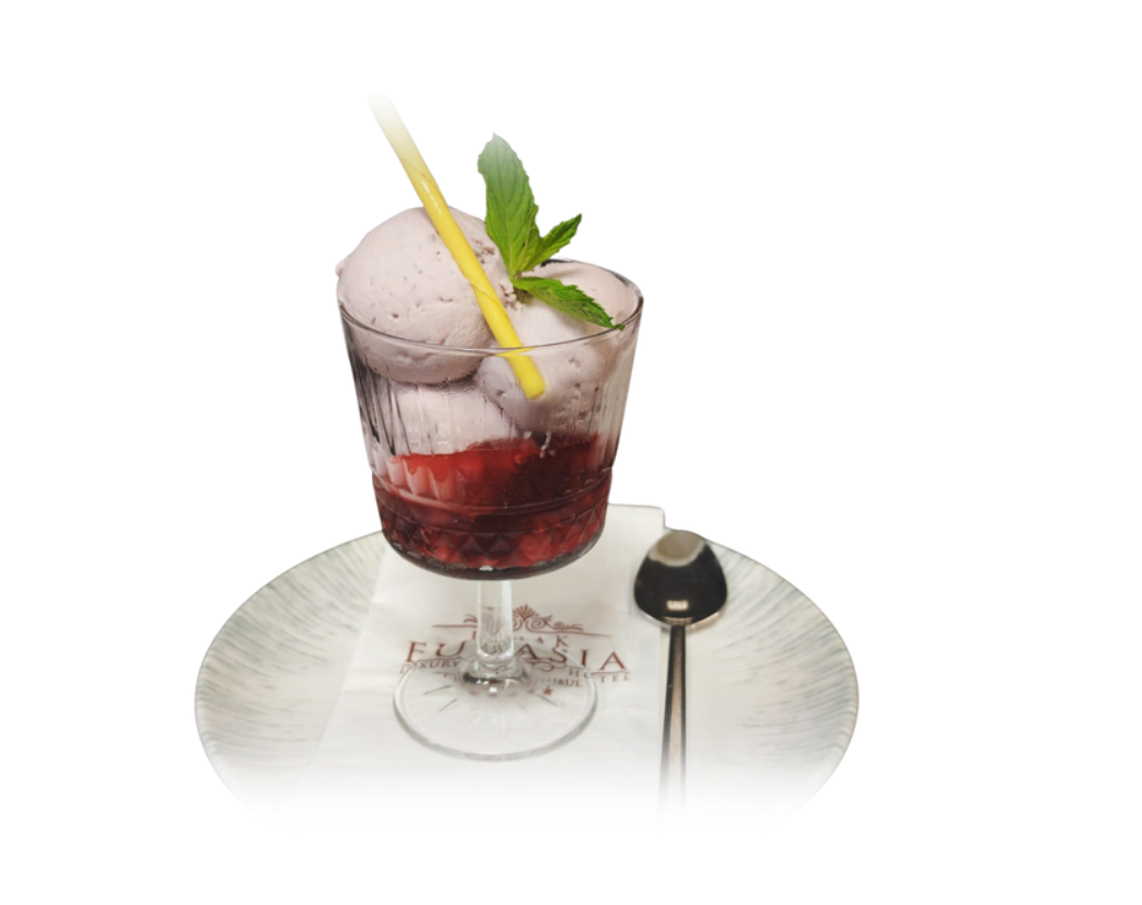 Black Mulberry Ice Cream Cup(120 Calorie)