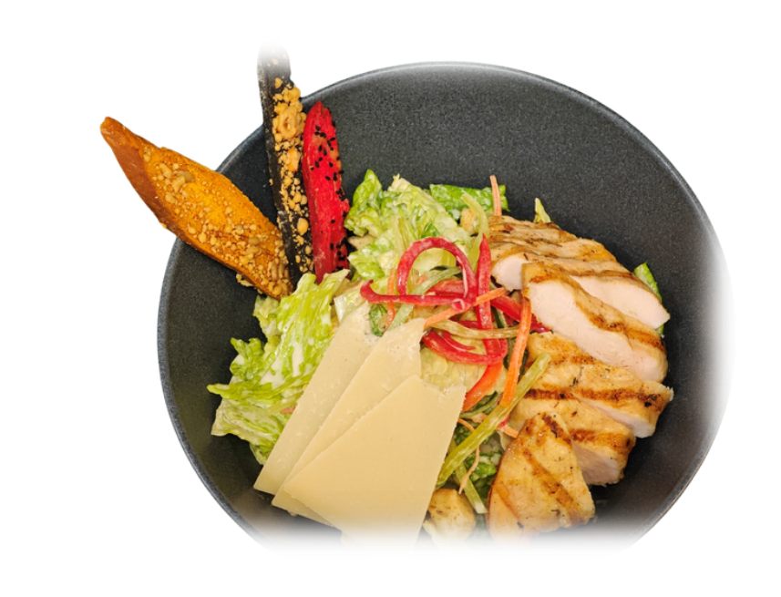 Caesar Salad with Chicken (115GR) (547 Calorie)