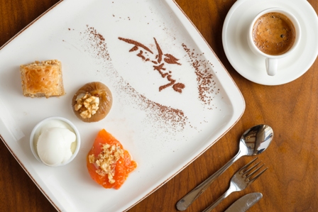 Baklava with pistachios