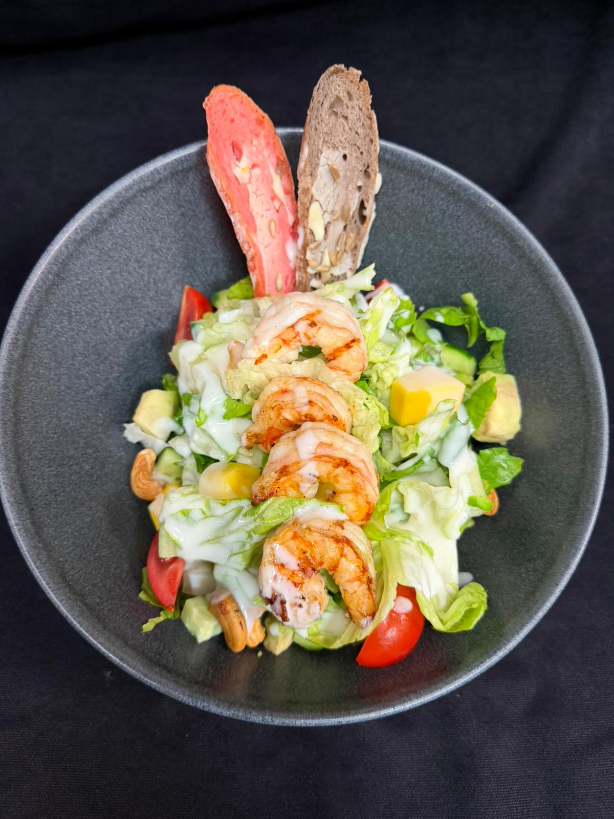 Shrimp Hawaiian Salad(450 Calorie)